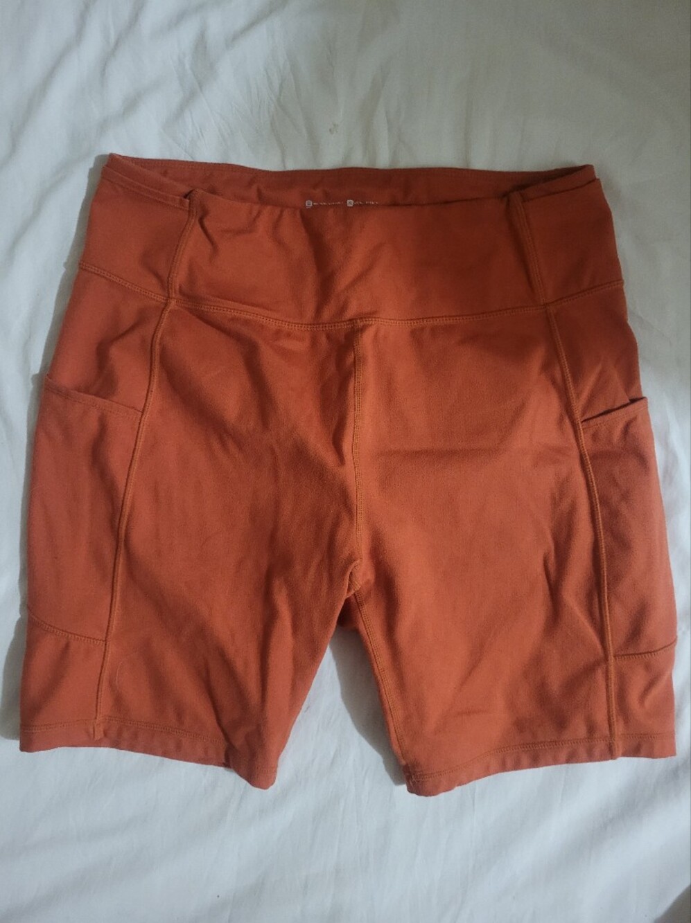 Women's High-Rise Active Leggings in Rust Orange